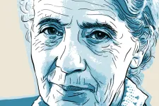 Portrait of Lise Meitner. Illustration.